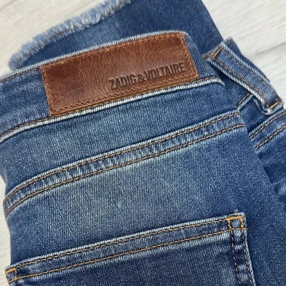 Zadig & Voltaire Eva Use Bleu Jeans.